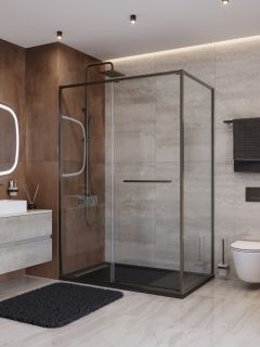 Душевой уголок CEZARES LUX-AH-FS-11-130/100-C-CR хром